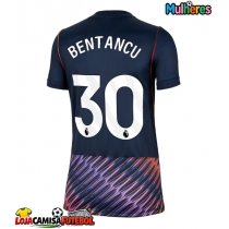 Camisa de Futebol Tottenham Hotspur Rodrigo Bentancur #30 Equipamento Secundário Mulheres 2026-27 Manga Curta
